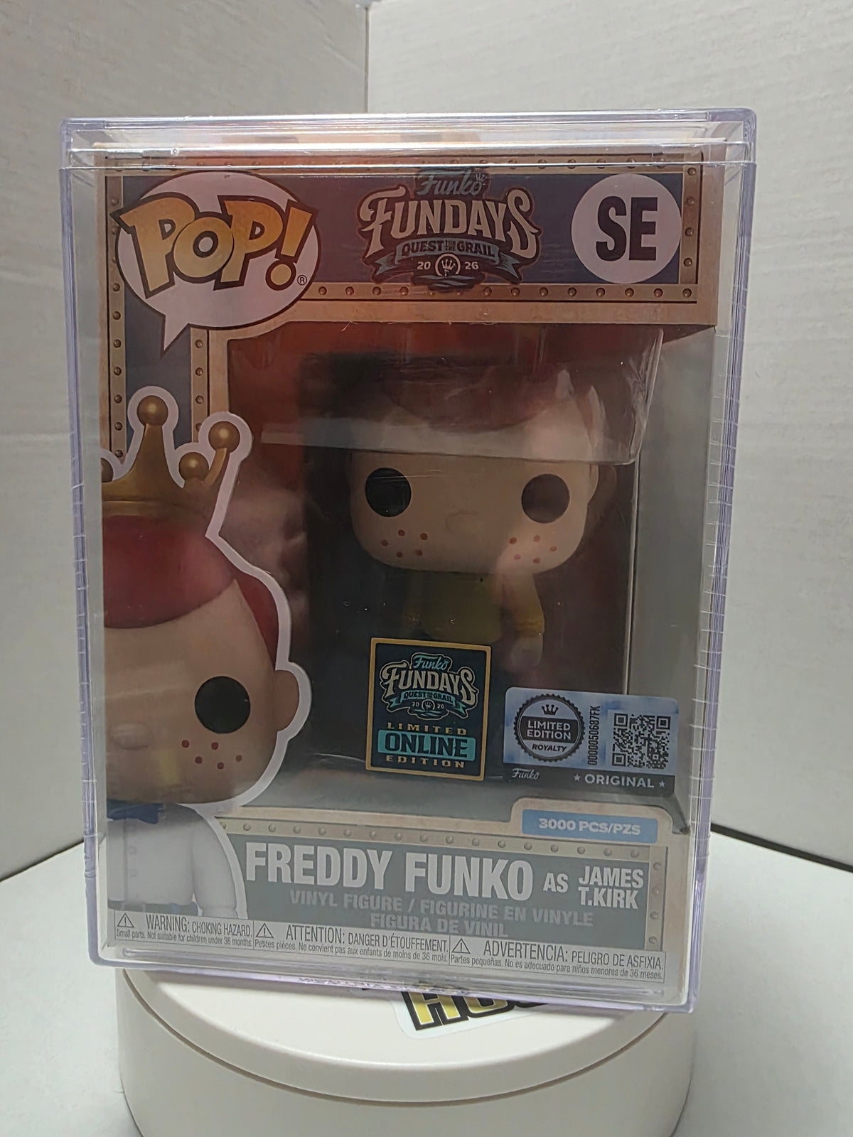 Funko Pop! Freddy Funko as James T. Kirk – Star Trek | Fundays 2026: Quest for the Grail SE (Limited Online Edition #94533)