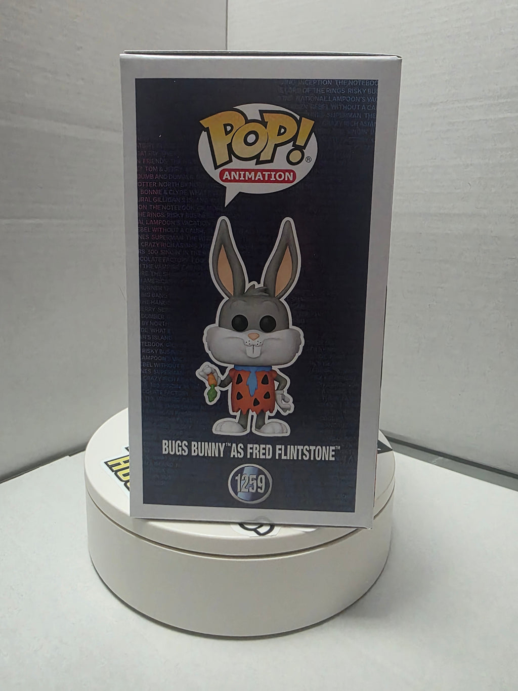 Funko Pop! Animation Bugs Bunny as Fred Flintstone #1259 Toy Tokyo San Diego 2023 Limited Edition (WB 100)