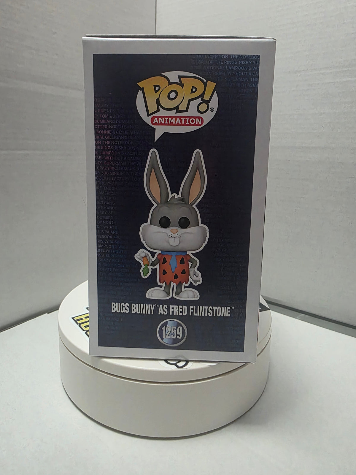 Funko Pop! Animation Bugs Bunny as Fred Flintstone #1259 Toy Tokyo San Diego 2023 Limited Edition (WB 100)