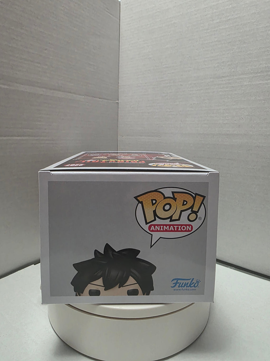Funko Pop Fairy Tail 100 Years Quest Gray #2287 side window view of figure