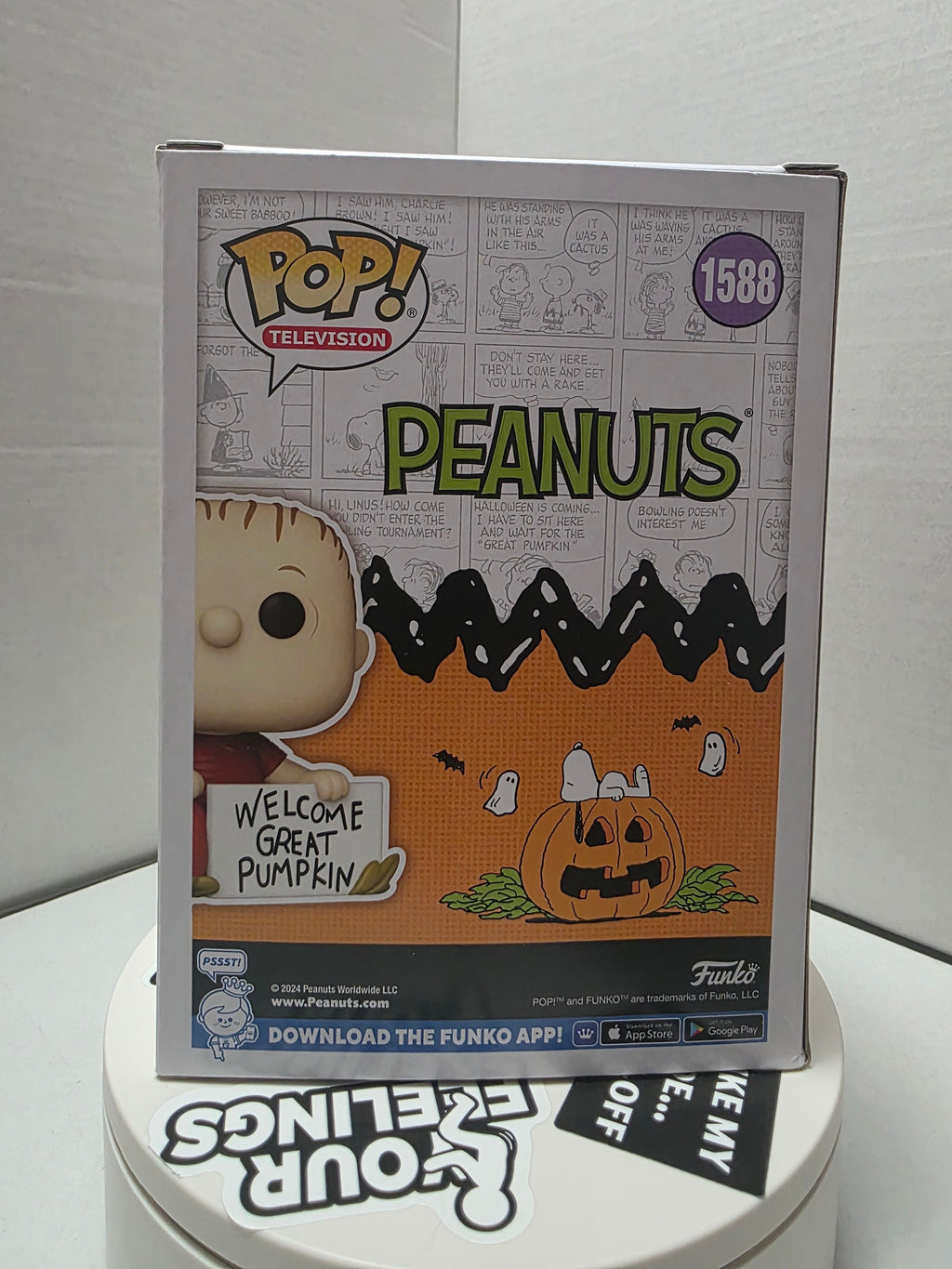 Funko Pop! Peanuts – Linus #1588 – Signed by Jeremy Miller