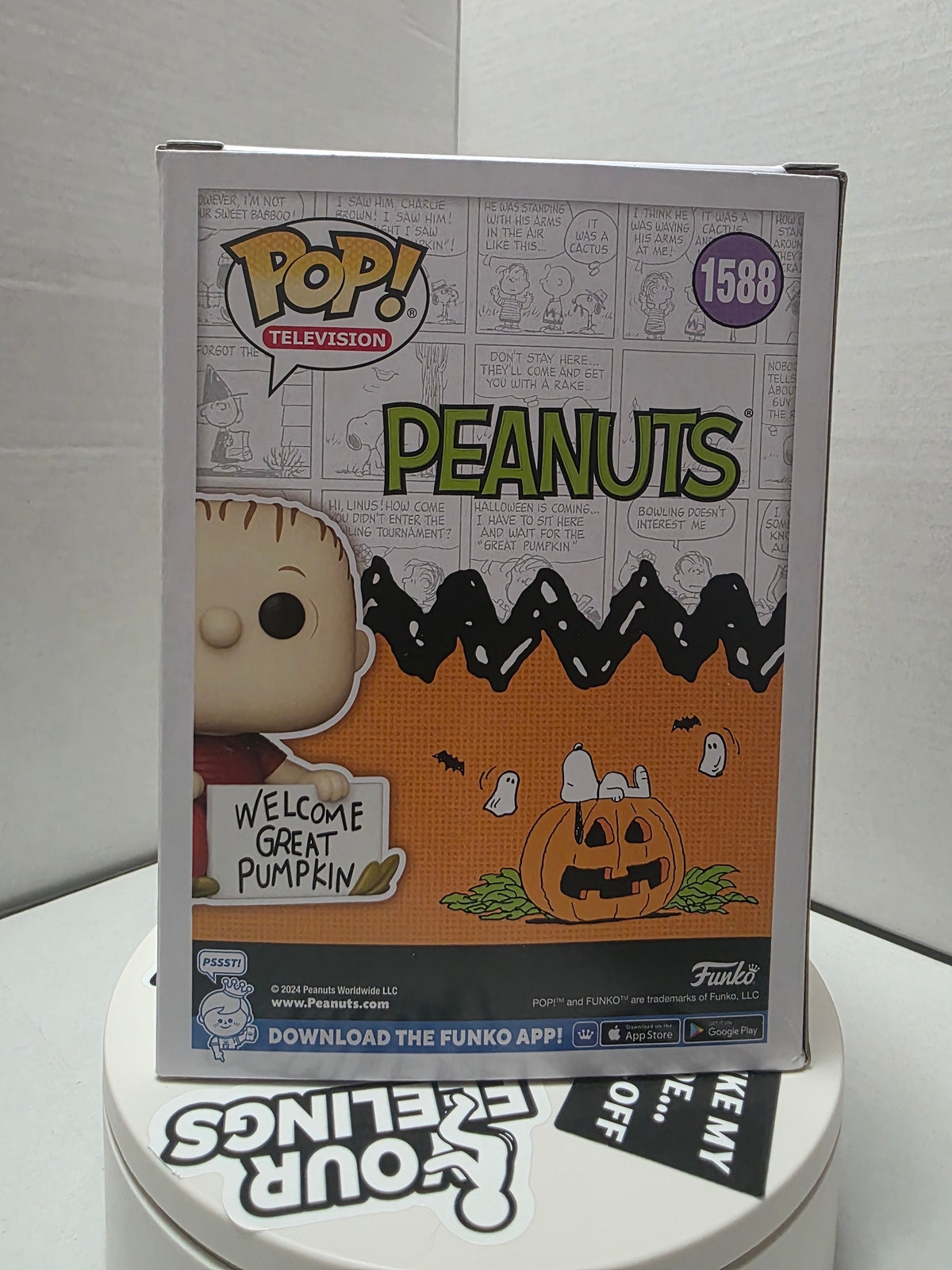 Funko Pop! Peanuts – Linus #1588 – Signed by Jeremy Miller