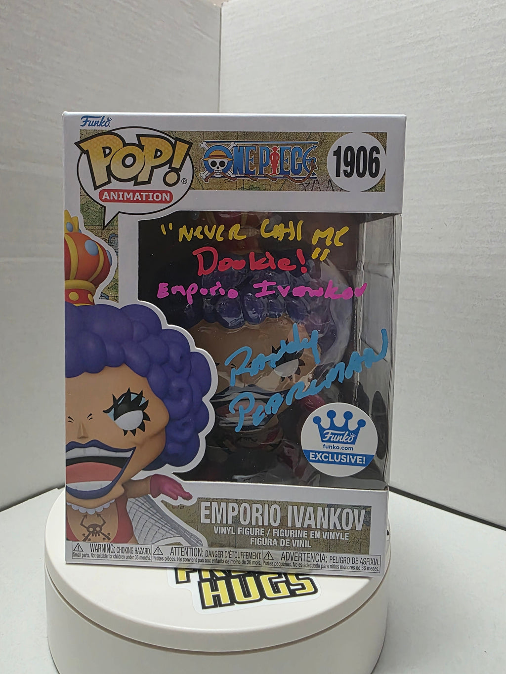 Funko Pop! One Piece - Emporio Ivankov #1906 (Funko Exclusive) Signed by Randy Pearlman — Signature Series #1 of 25