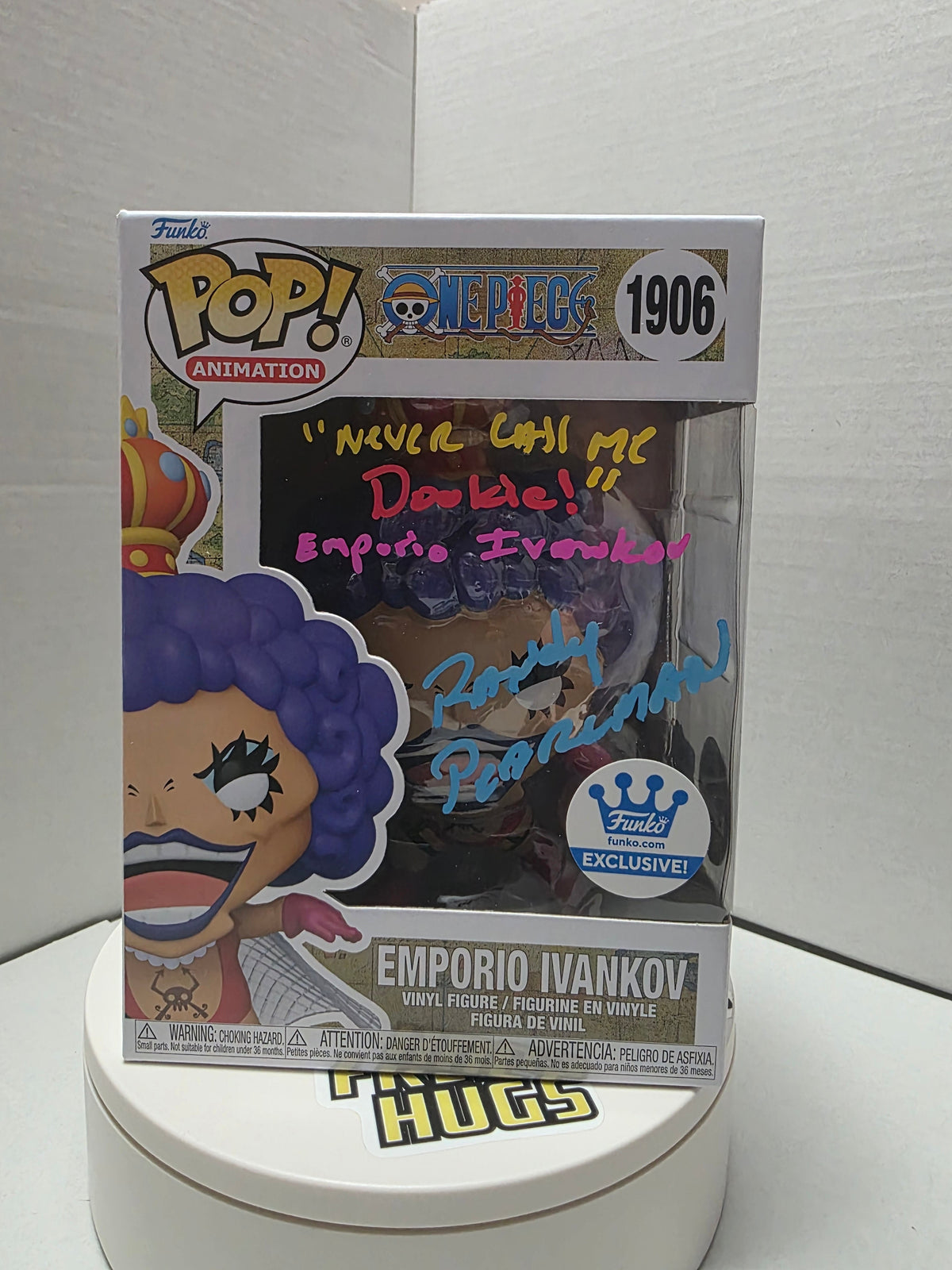 Funko Pop! One Piece - Emporio Ivankov #1906 (Funko Exclusive) Signed by Randy Pearlman — Signature Series #1 of 25