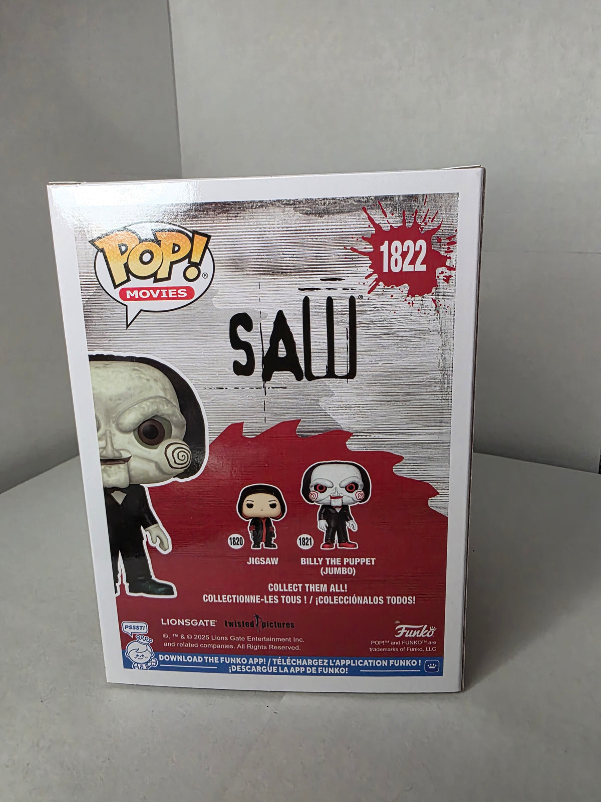 Funko Pop! SAW – Billy the Puppet #1822 (Limited Edition | 9,500 Pieces)