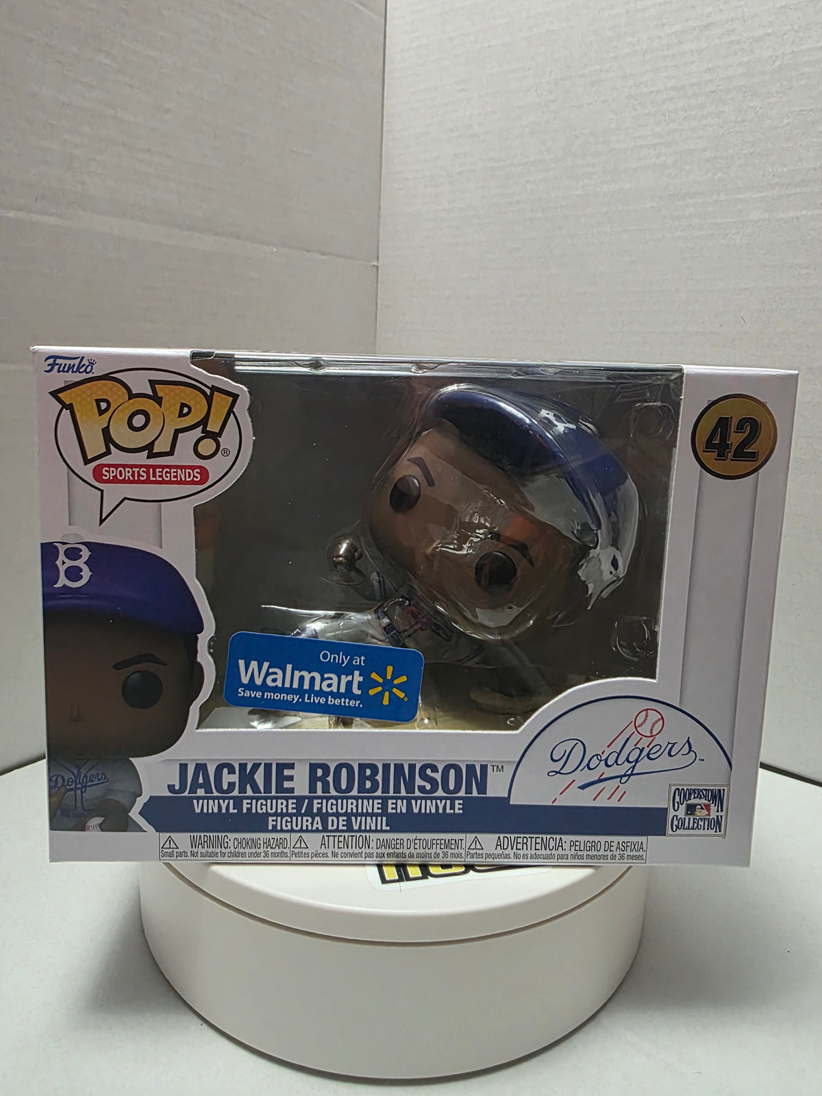Funko Pop! MLB Sports Legends - Jackie Robinson #42 Vinyl Figure (Walmart Exclusive / Cooperstown Collection)