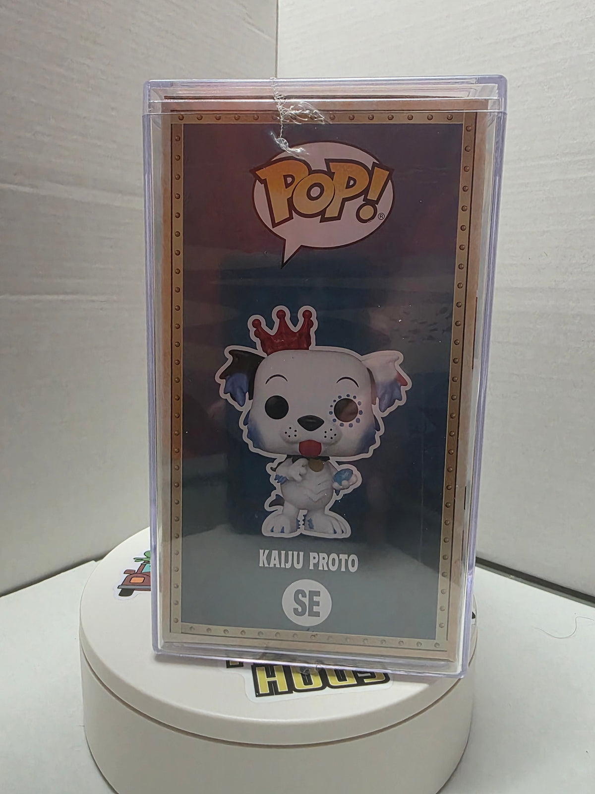 Funko Pop! Kaiju Proto front view in acrylic case