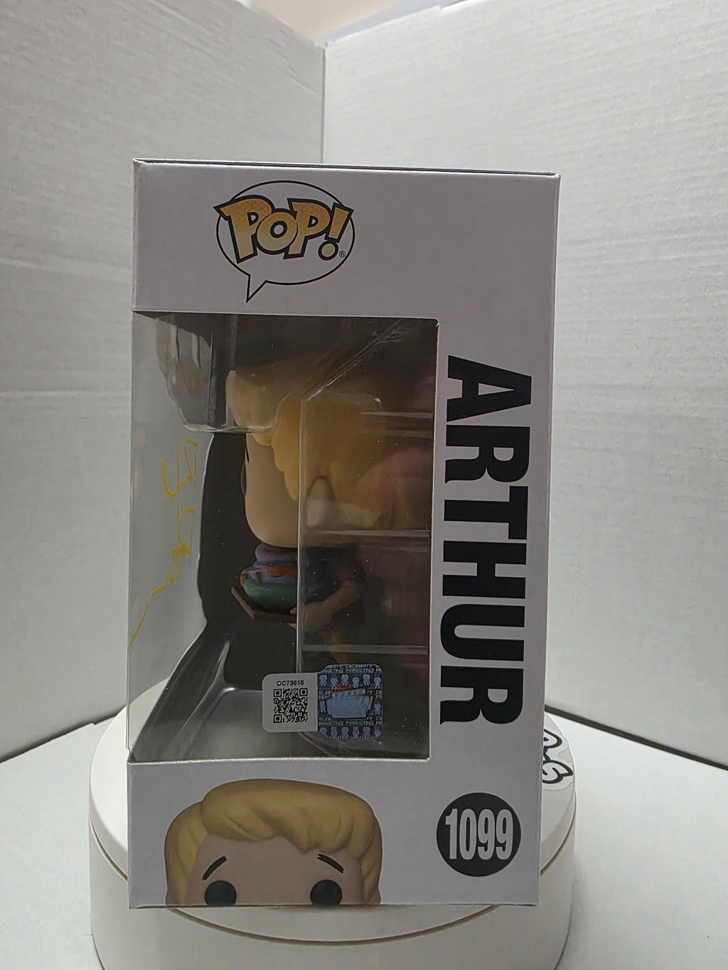 Funko Pop! Disney: The Sword in the Stone - Arthur #1099 Signed & Inscribed by Richard Reitherman (Voice of Wart)