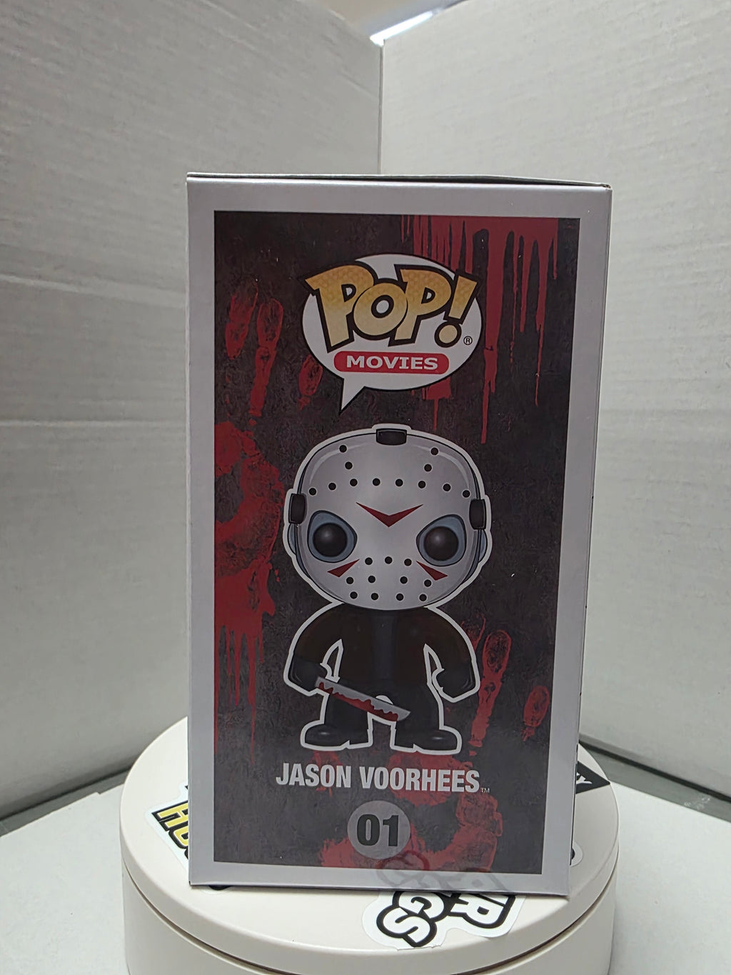 Funko Pop! Movies: Jason Voorhees #01 -Signed by Ken Kirzinger (Friday the 13th) Purple Ink | OCC Authenticated