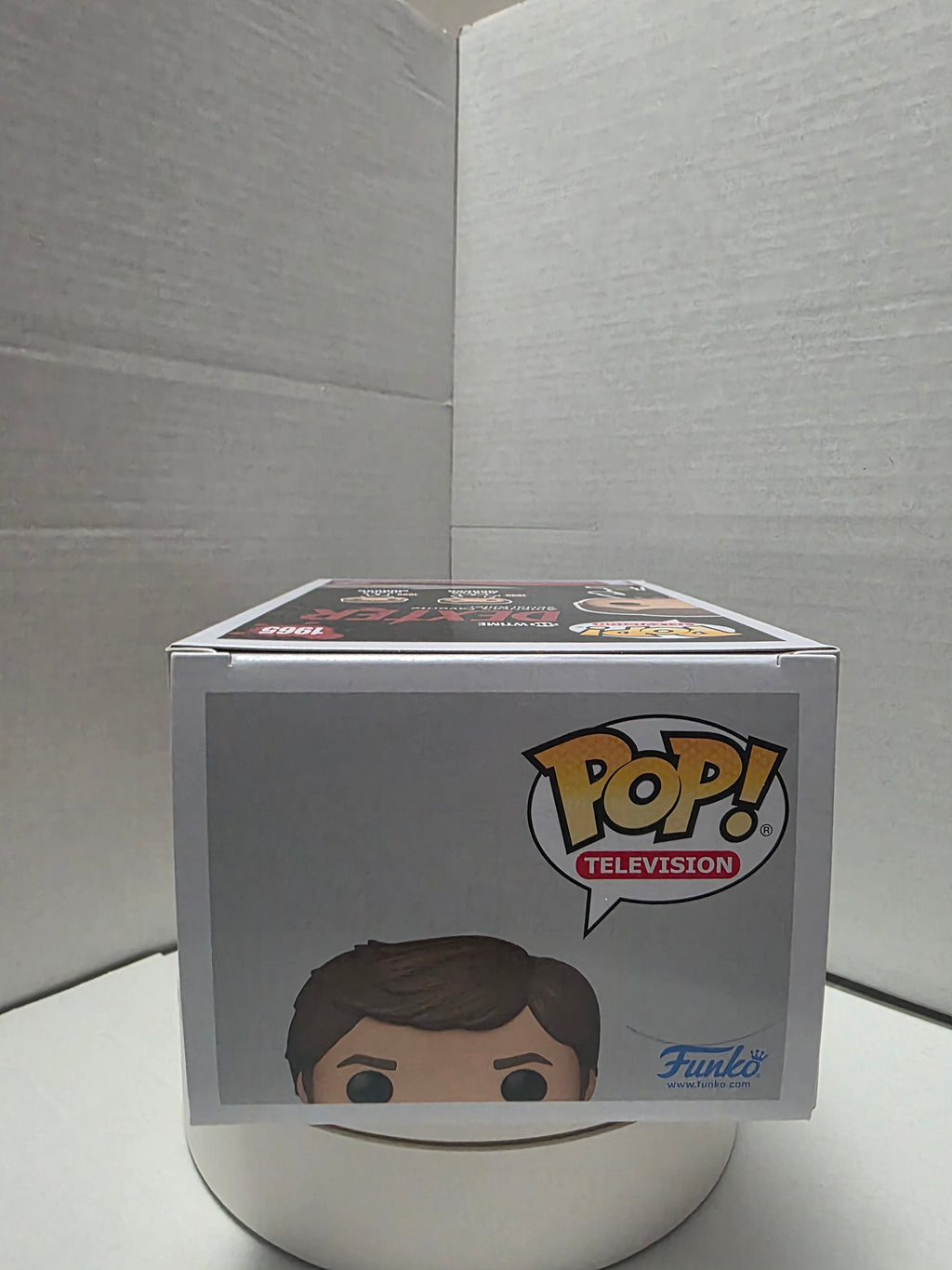 Funko Pop Dexter Morgan 1965 front view in box