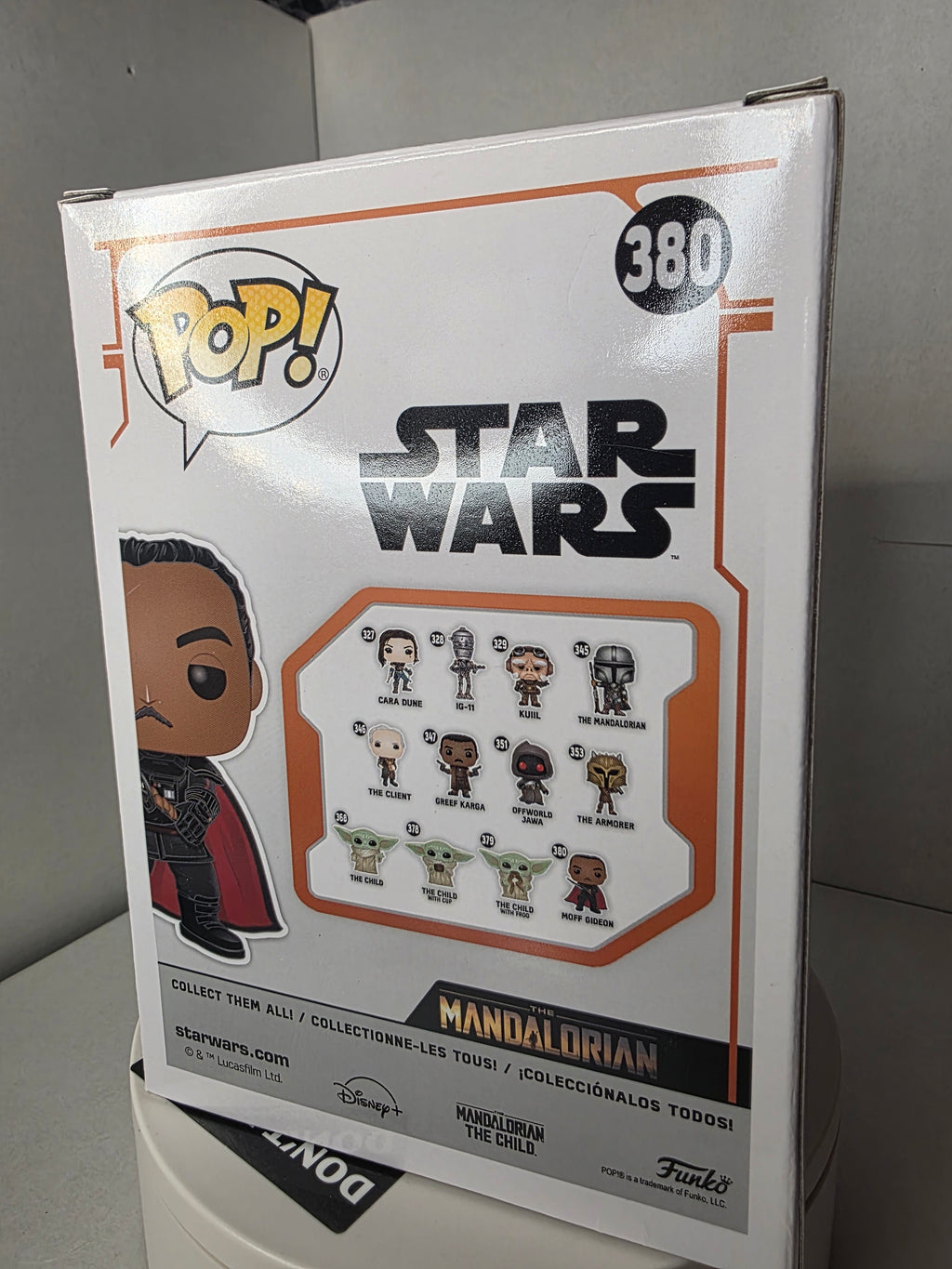 Funko Pop! Star Wars #380 Moff Gideon Signed by Giancarlo Esposito