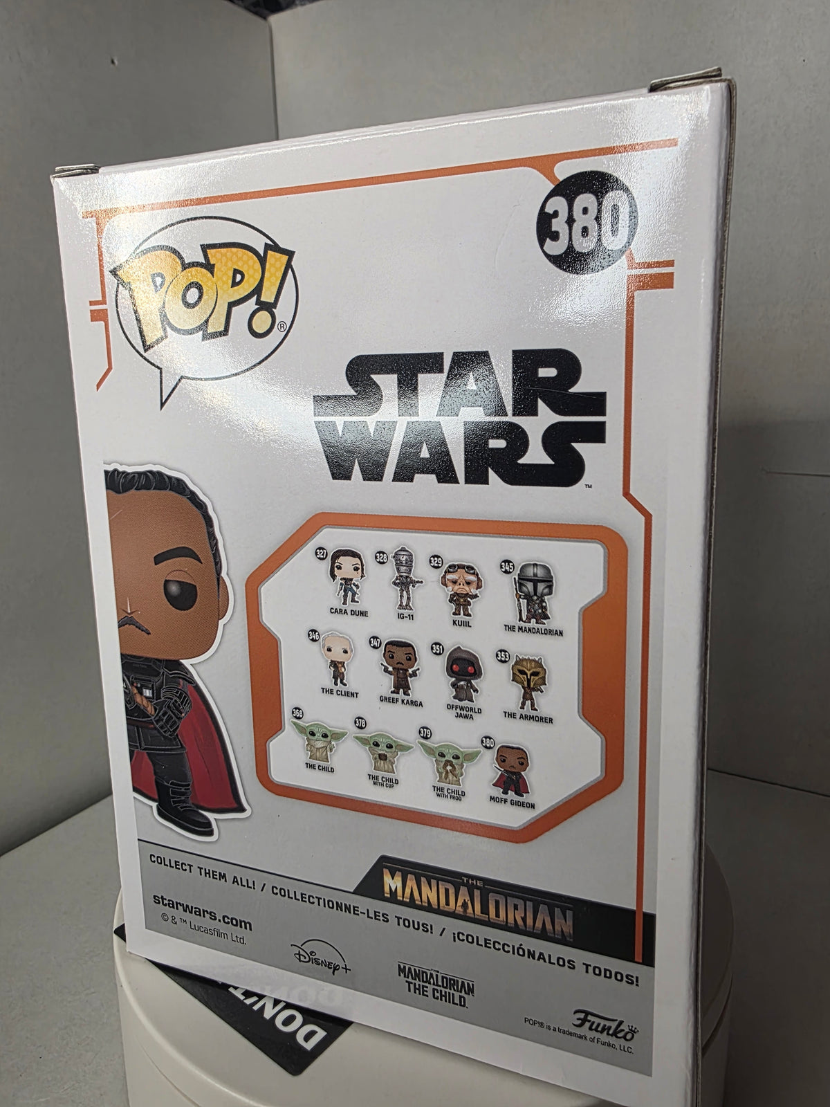 Funko Pop! Star Wars #380 Moff Gideon Signed by Giancarlo Esposito