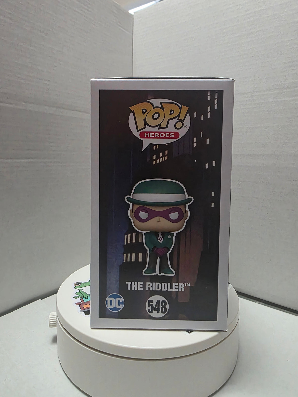 Funko Pop! Heroes: Batman The Animated Series – The Riddler #548 – Signed by John Glover (Pink Autograph)