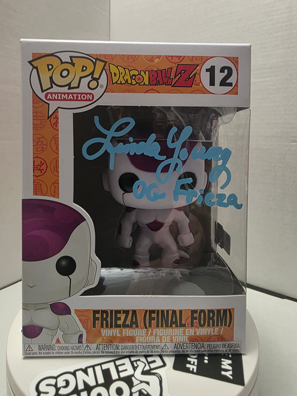 Funko Pop! Dragon Ball Z - Frieza (Final Form) #12 Signed by Linda Young