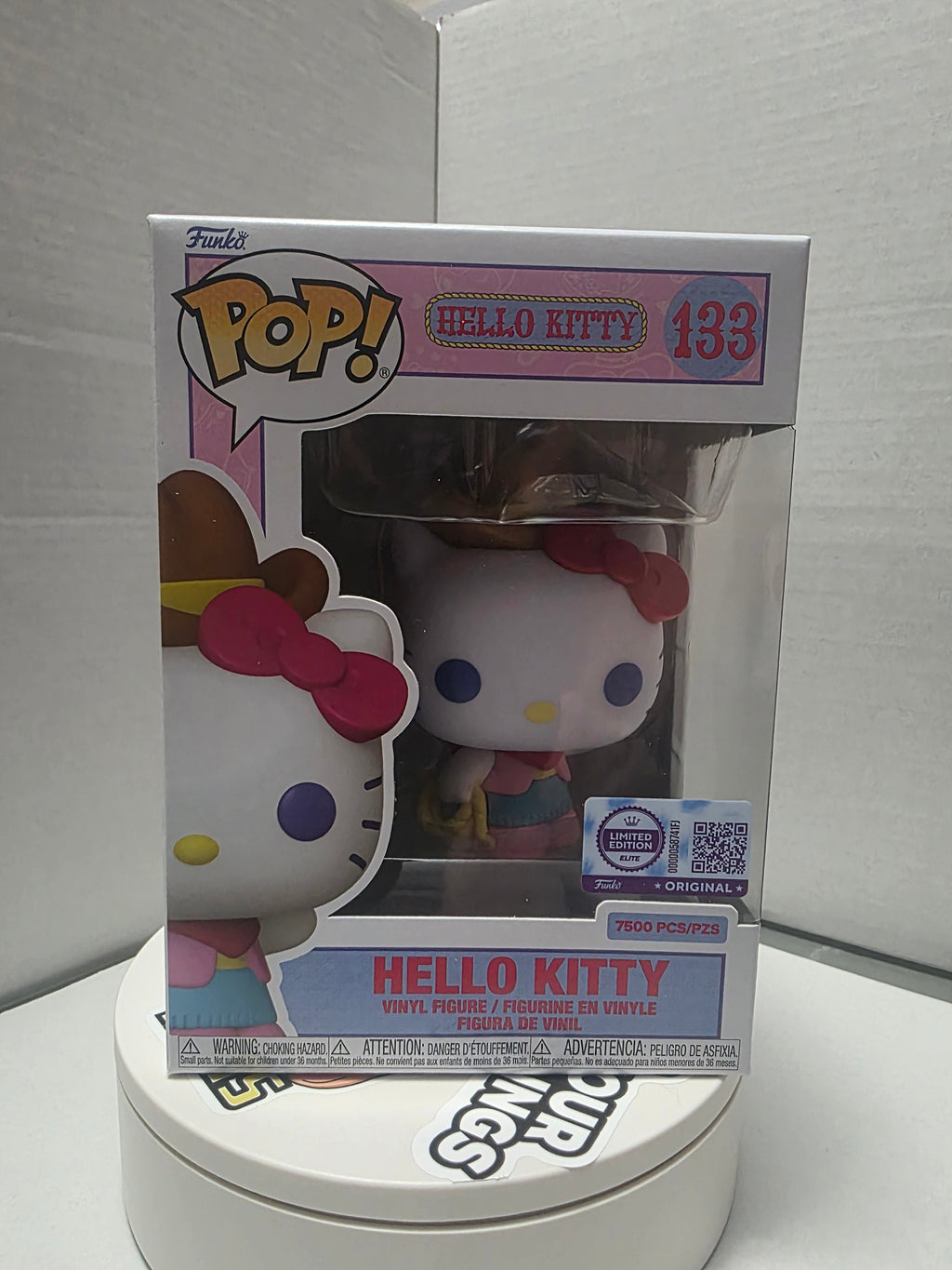 Funko Pop! Sanrio Hello Kitty Cowgirl #133 Funko Limited Edition Elite Original (7500 PCS)