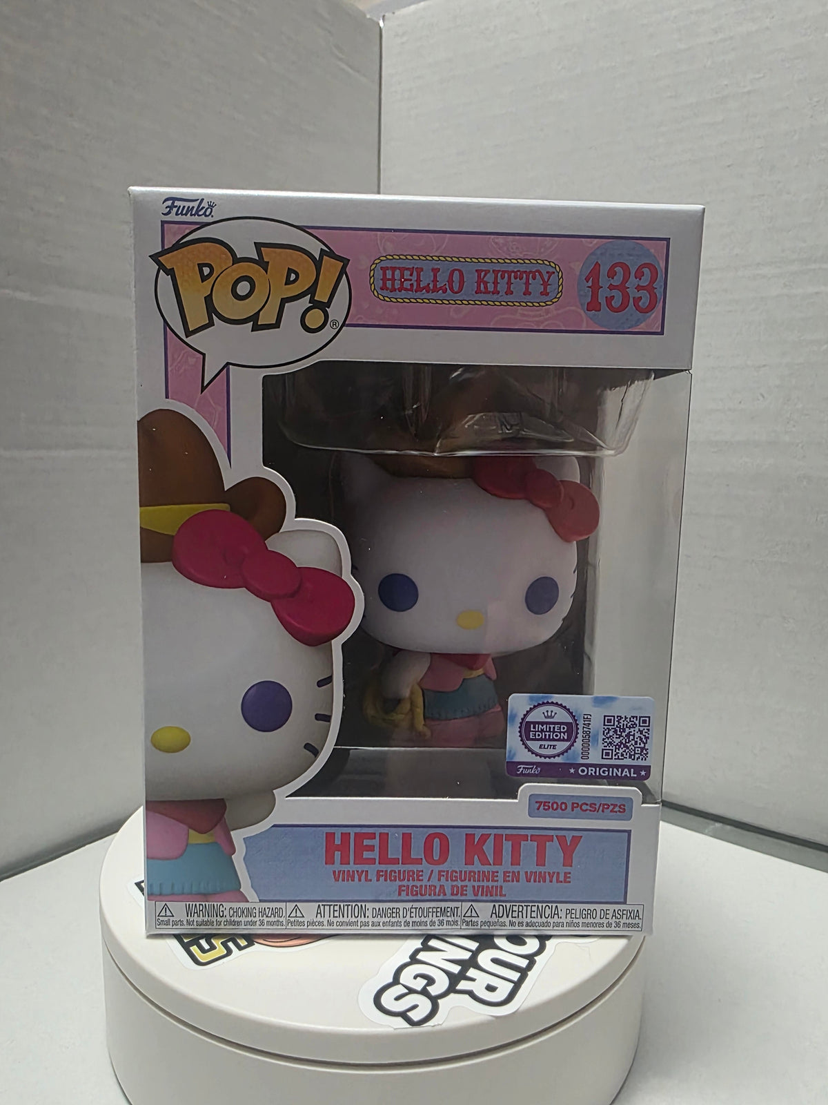 Funko Pop! Sanrio Hello Kitty Cowgirl #133 Funko Limited Edition Elite Original (7500 PCS)