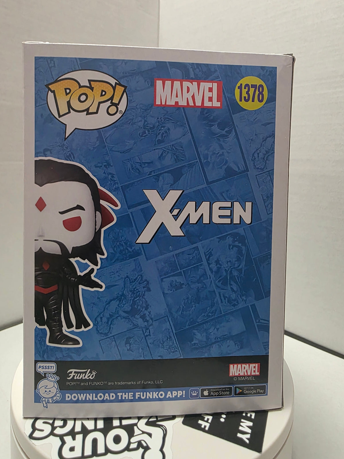 Funko Pop! X-Men Mister Sinister #1378 –Signed By: Chris Britton Summer Convention 2024 Limited Edition