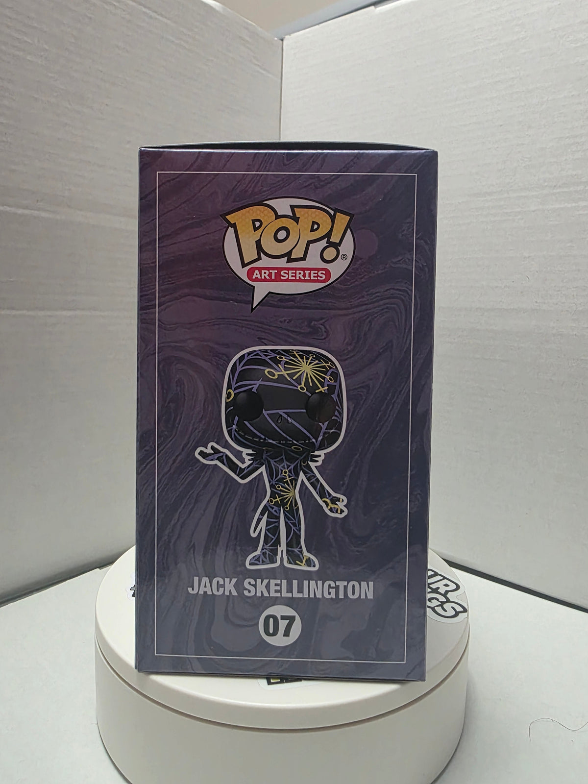 Funko Pop Art Series Jack Skellington #07 - Box bottom detail