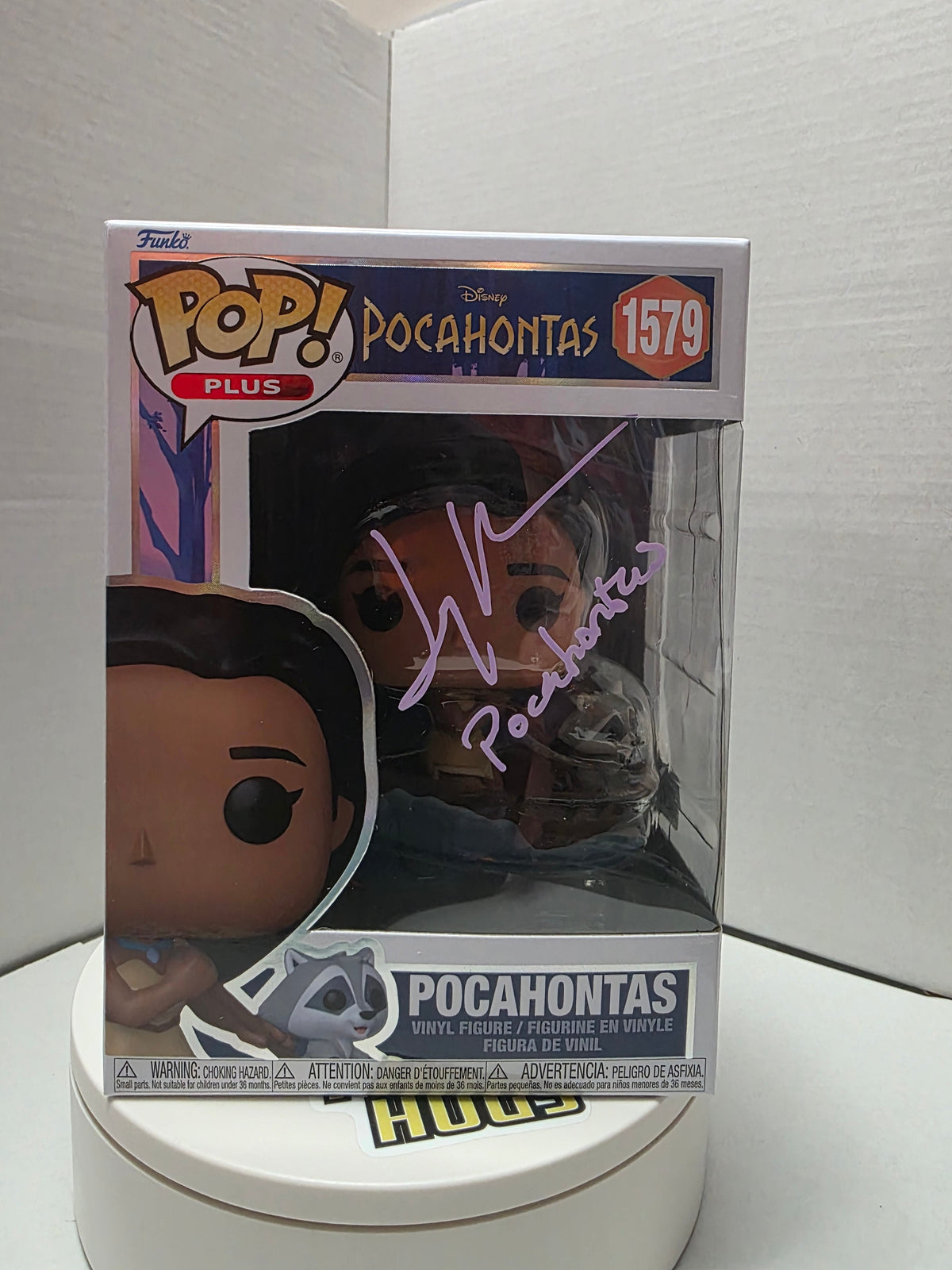 Funko Pop! Plus: Disney Pocahontas #1579 Signed by Judy Kuhn (Singing Voice of Pocahontas)