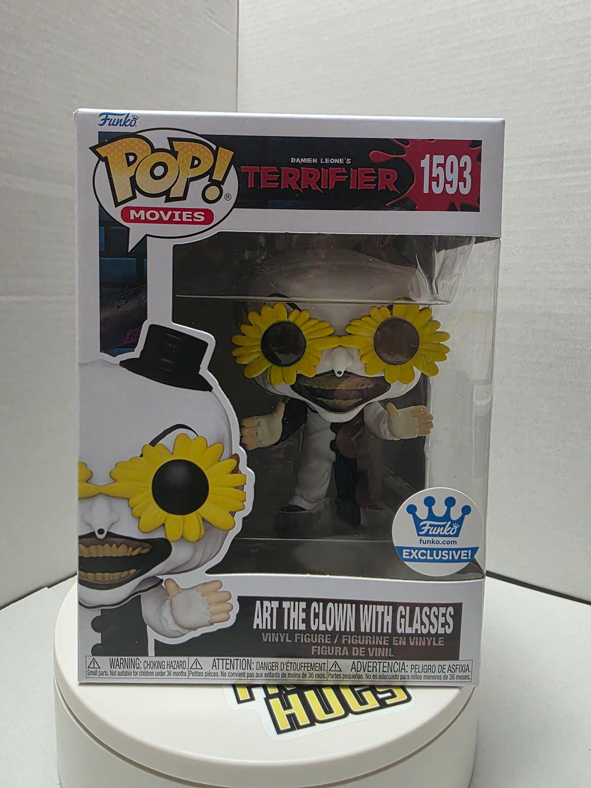 Funko Pop! Movies: Damien Leone's Terrifier - Art the Clown with Glasses #1593 (Funko.com Exclusive)